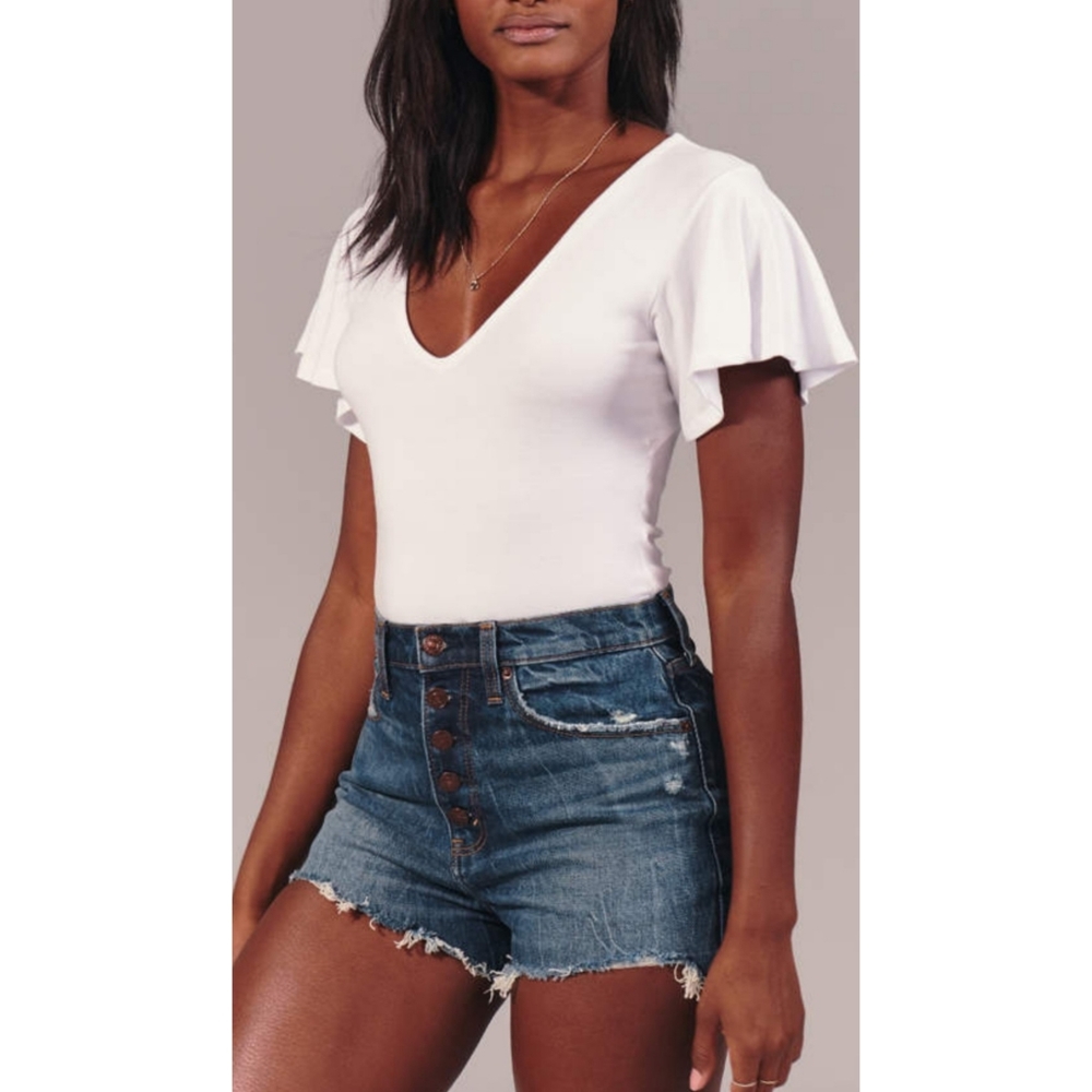 Abercrombie & Fitch High Rise Mom Short Size 26